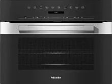Компактный духовой шкаф с СВЧ Miele H7240BM EDST/CLST