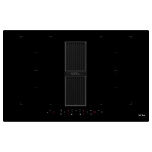 Индукционная варочная панель с интегрированной вытяжкой Korting HIBH 84980 NB Индукционная варочная панель с интегрированной вытяжкой Korting HIBH 84980 NB