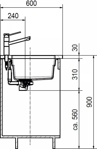 Мойка Franke Kubus 2 KNG 110-52 грифельный серый фото 4