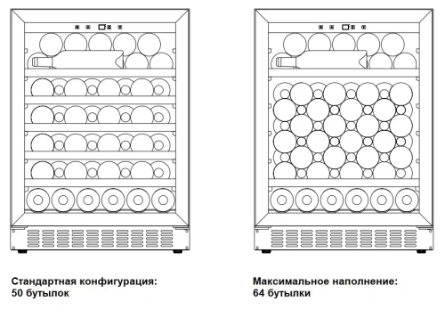 Винный шкаф Dometic C50G Wooden Walnut фото 2