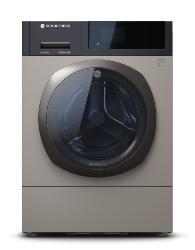 Стиральная машина Schulthess Gold Collection 540 Iconic Gold (левая)