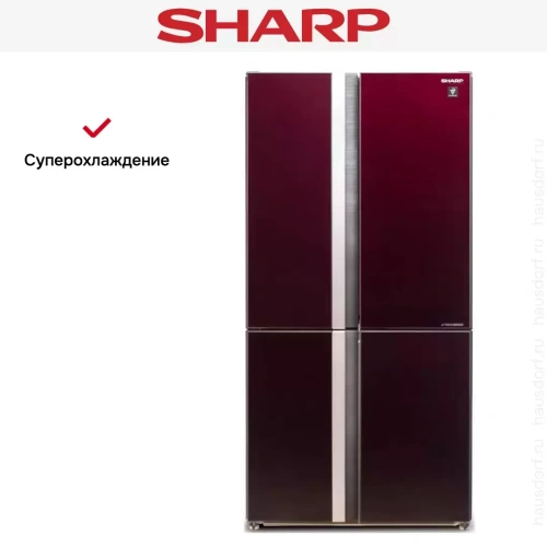 Холодильник Side by Side Sharp SJGX98PRD фото 4