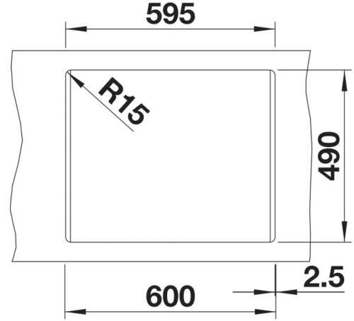 Мойка BLANCO NAYA 6 Silgranit черный фото 3