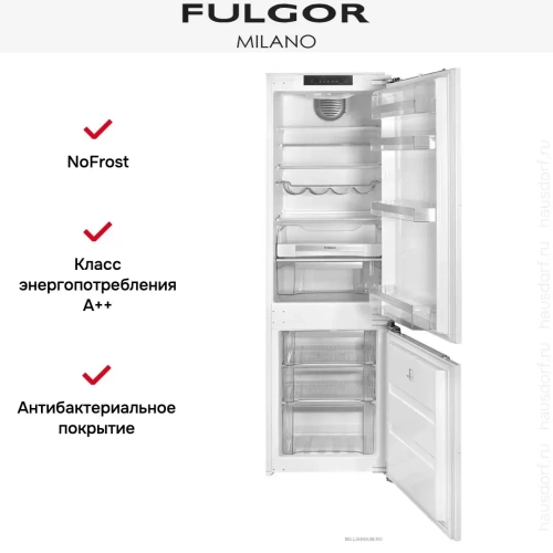 Встраиваемый холодильник Fulgor Milano FBC 352 NF ED фото 3