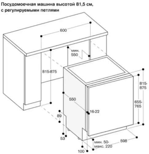 Встраиваемая посудомоечная машина Gaggenau DF480100F фото 9