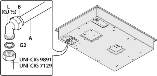 Газовая варочная панель Barazza 1PBF64 фото 5