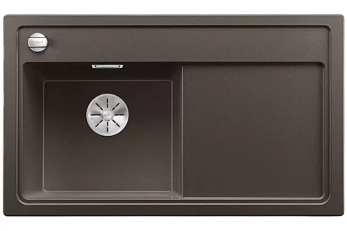 Мойка Blanco ZENAR 45S чаша слева клапан-автомат InFino кофе