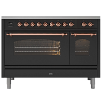 Кухонный блок ILVE P127DNE3/MGP матовый графит (фурн. медь)