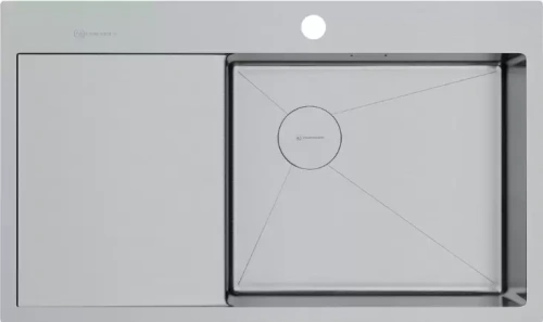 Мойка Omoikiri AKISAME 86 SIDE IN-R нержавеющая сталь крыло слева