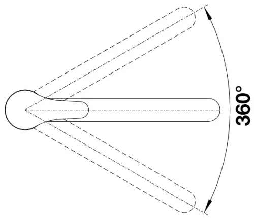 Смеситель Blanco Daras-F 521751 хром фото 4