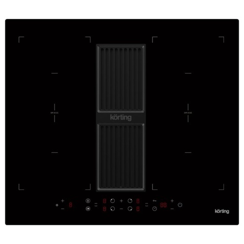 Индукционная варочная панель с интегрированной вытяжкой Korting HIBH 68980 NB Индукционная варочная панель с интегрированной вытяжкой Korting HIBH 68980 NB