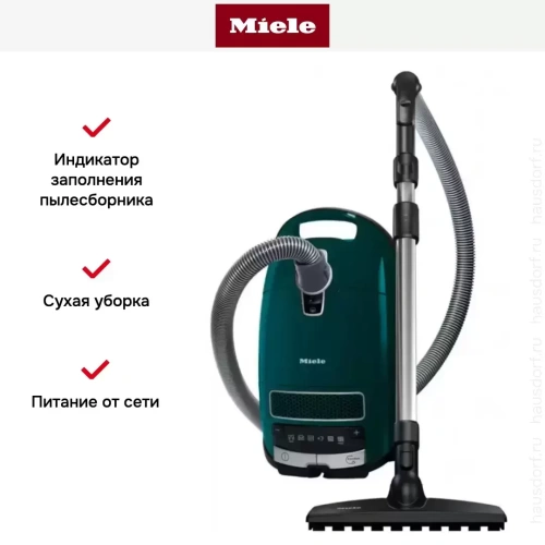 Пылесос Miele SGEF5 Complete C3 Parquet Flex PowerLine Petrol фото 6