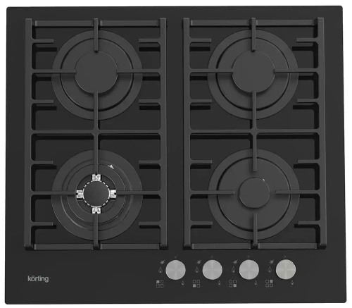 Газовая стеклянная варочная панель Korting HGG 6825 CTN