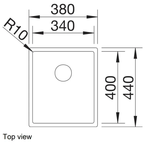 Мойка BLANCO CLARON 340-IF нержавеющая сталь Durinox фото 3