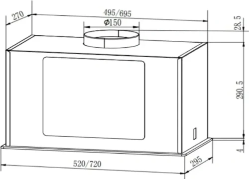 Вытяжка Faber ARIA WH 52 фото 7
