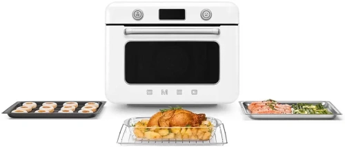 Мини-печь с паром Smeg COF01WHEU фото 10