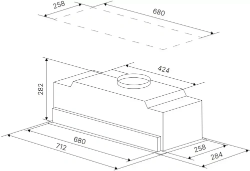 Встраиваемая вытяжка Kuppersbusch DEL 8550.0 W фото 2