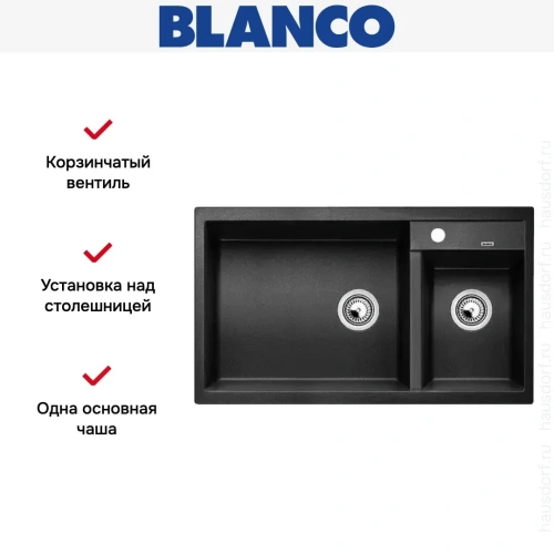 Мойка Blanco Metra 9 антрацит фото 23
