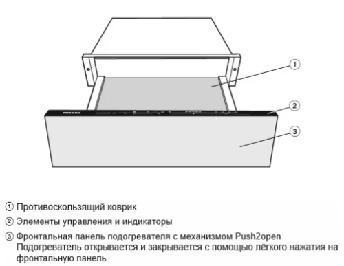 Встраиваемый подогреватель Miele ESW 7110 EDST/CLST фото 3