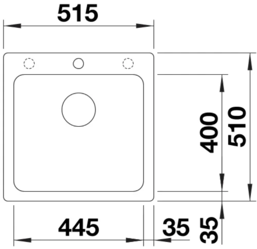 Мойка BLANCO NAYA 5 Silgranit белый фото 2