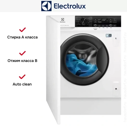 Встраиваемая стирально-сушильная машина Electrolux EW7W368SI фото 5