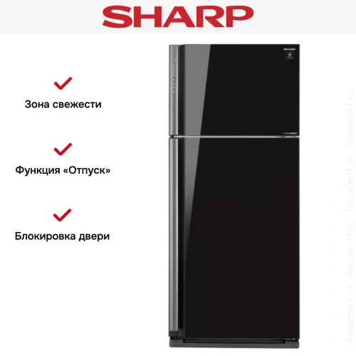 Холодильник Sharp SJXP59PGBK фото 4