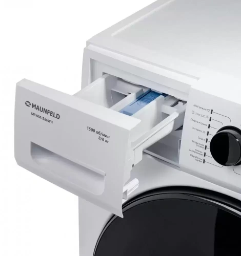 Стиральная машина с сушкой и паром MAUNFELD MFWM1586WH фото 11