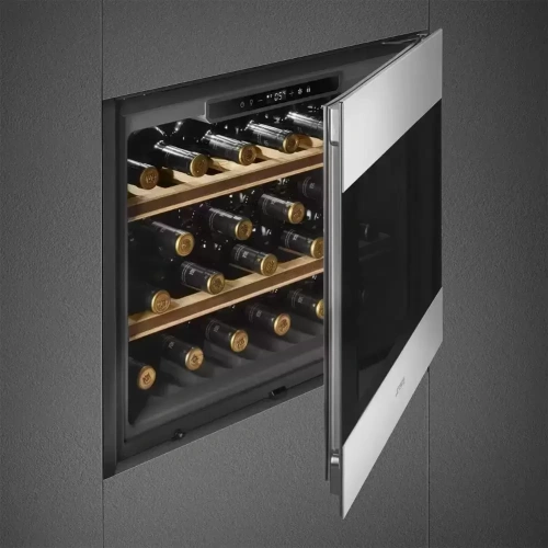 Встраиваемый винный холодильник Smeg CVI321X3 фото 4