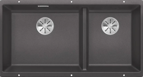 Мойка BLANCO SUBLINE 480/320-U Silgranit темная скала