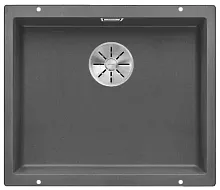 Мойка Blanco SUBLINE 500-U SILGRANIT отводная арматура InFino® темная скала