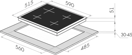 Газовая варочная панель MAUNFELD EGHG.64.43CW\G фото 20