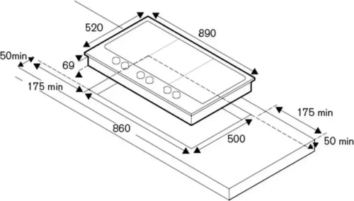 Варочная панель Bertazzoni PM36 5 00 X фото 4