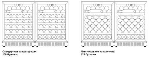 Винный шкаф Dometic C50G Double Wooden Walnut фото 2