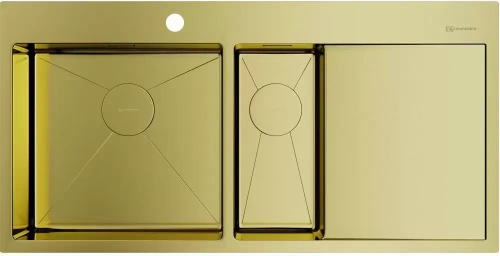 Мойка Omoikiri AKISAME 100-2 LG-L крыло справа