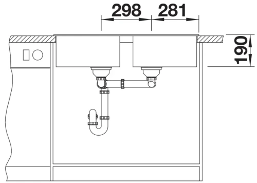 Мойка BLANCO ZIA 9 Silgranit белый фото 6