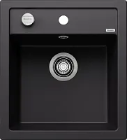 Мойка BLANCO DALAGO 45 Silgranit черный, клапан-автомат