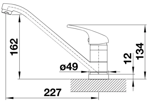 Смеситель Blanco Daras-F 521751 хром фото 3
