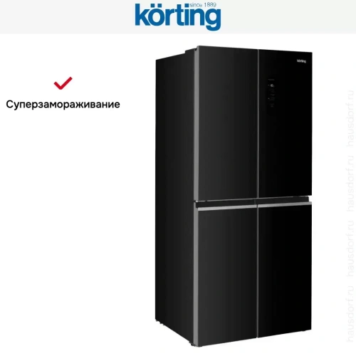 Четырехдверный холодильник Korting KNFM 84799 GN фото 7