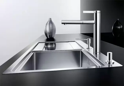 Смеситель Blanco Linee-S хром фото 5