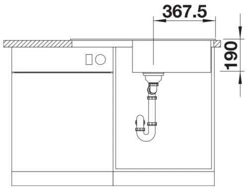 Мойка BLANCO LEGRA XL 6 S Silgranit черный фото 7