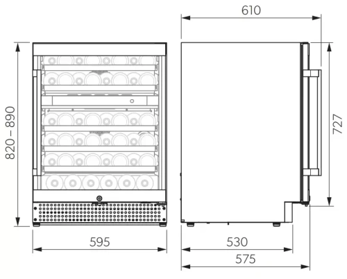 Винный шкаф Dometic C46B Classic фото 11