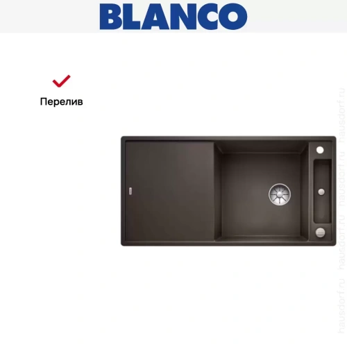 Мойка Blanco AXIA III XL 6 S доска ясень клапан-автомат InFino® кофе фото 5