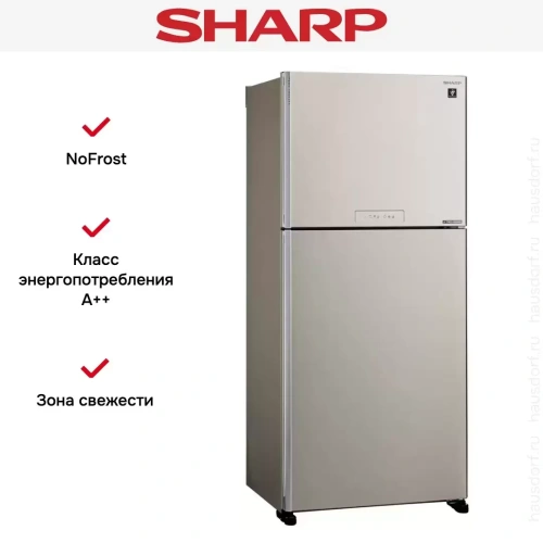 Двухкамерный холодильник Sharp SJXG55PMBE фото 2