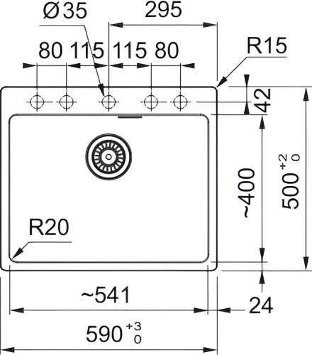 Мойка Franke MRG 610-54 FTL черный матовый фото 3