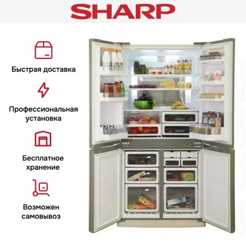 Многокамерный холодильник Sharp SJEX98FBE фото 6