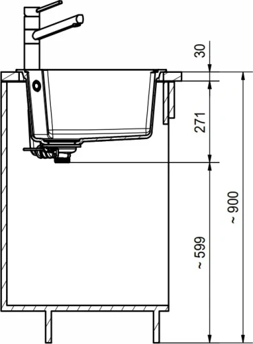 Мойка Franke UBG 610-72 грифельный серый фото 5