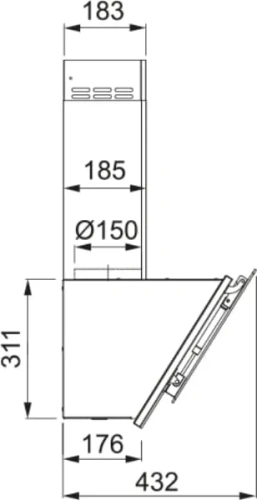 Вытяжка Franke TEMPER 50 WH фото 9