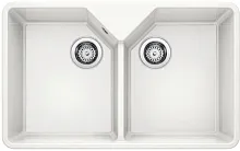 Мойка BLANCO VILLAE Double глянцевый белый