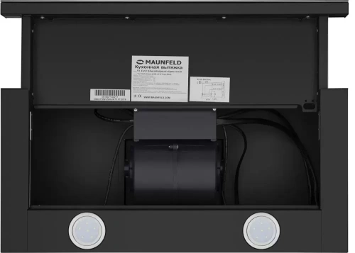 Встраиваемая кухонная вытяжка MAUNFELD VS Fast Glass 60 черный фото 3