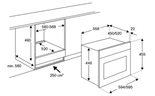 Духовой шкаф Bertazzoni F457MODVTZ фото 4